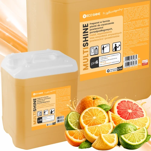 Eco Shine MULTISHINE 5L – Uniwersalna Pianka do Czyszczenia Mebli i Powierzchni Zmywalnych