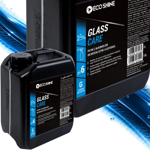 Eco Shine GLASS CARE 5 L – płyn do szyb samochodowych bez smug