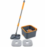 Mop obrotowy HYDRO płaski z mikrofibry separacja wody SIMPLE CLEAN
