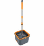Mop obrotowy HYDRO płaski z mikrofibry separacja wody SIMPLE CLEAN