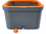 Mop obrotowy HYDRO płaski z mikrofibry separacja wody SIMPLE CLEAN