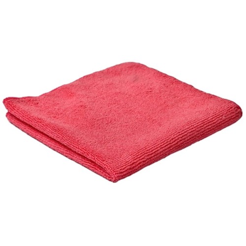 Ścierka z mikrofibry 30cm x 30 cm - CZERWONA 220g/m2