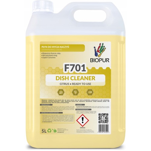 Płyn do mycia naczyń F701 cytrynowy 5l