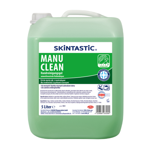 MANU CLEAN żel do mycia rąk 5l