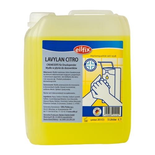 LAVYLAN CITRO mydło w płynie 5l