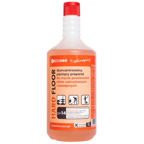 Płyn do silnych zabrudzeń tłuszczy i olejów hard floor 1l